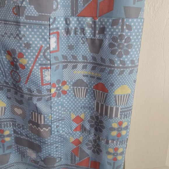Blue Patterned Women's Nightgown - Picture 7 of 8